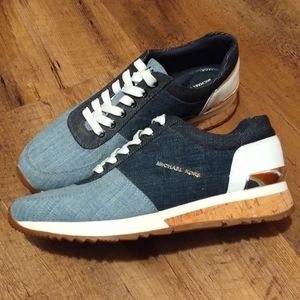 Michael Kors, Allie Trainer, Denim, Women's Shoes